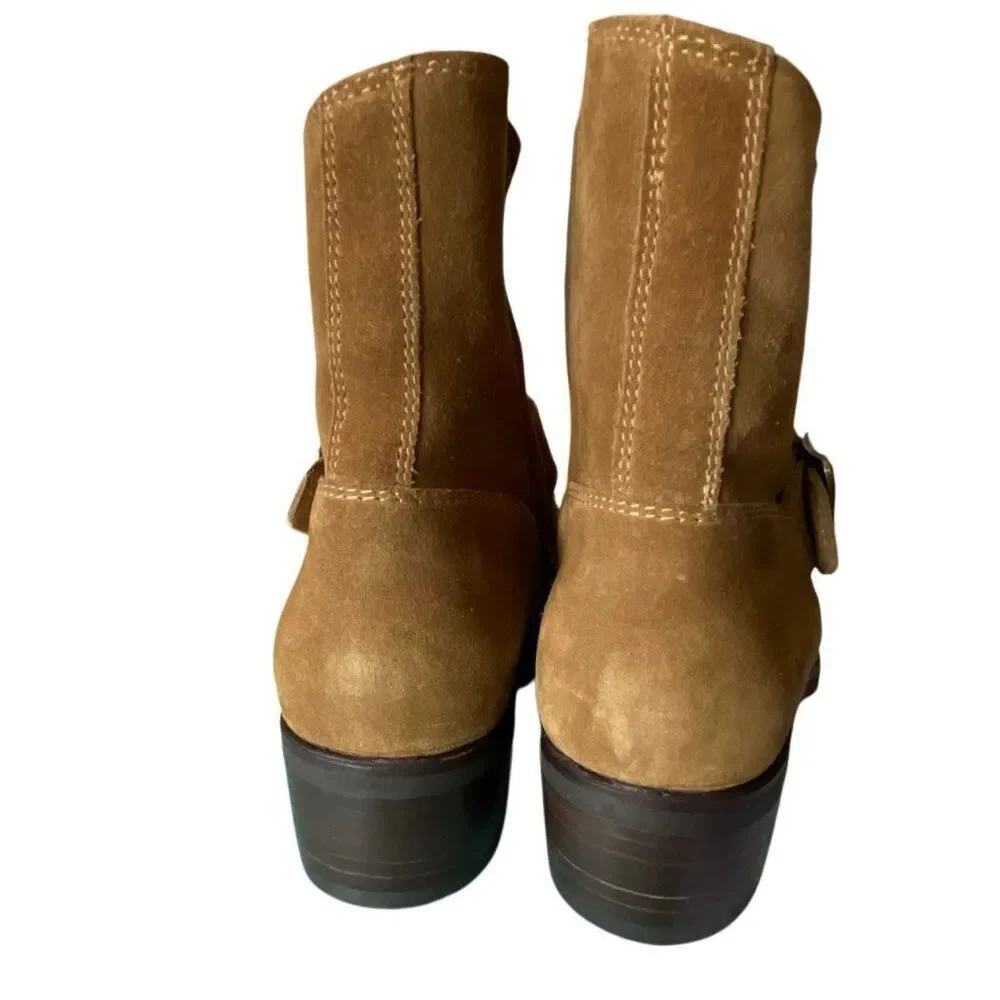 Frye Hannah Engineer Short Boot Women’s Sueded Boot